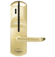 fechadura eletronica de cartao E-710 dourada